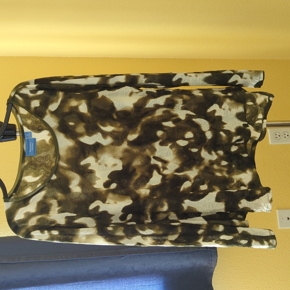 Long Sleeve Camo Tee with Fun Details